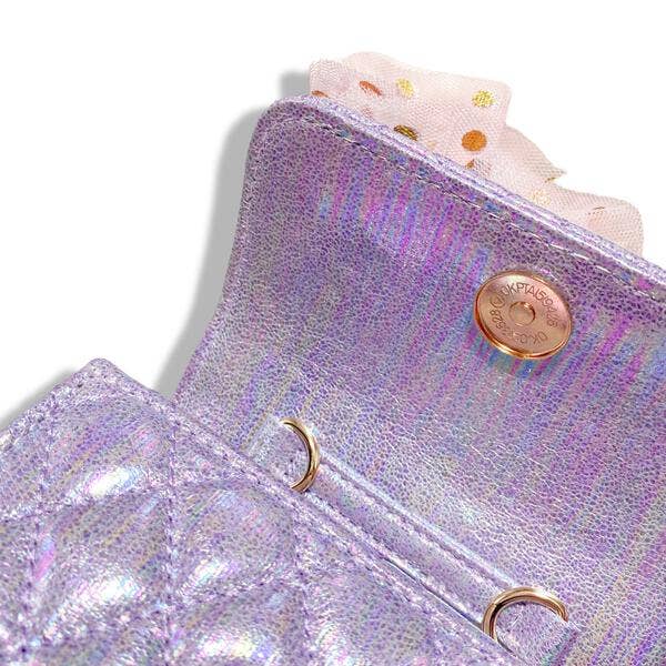 Crown Applique Quilted Purse